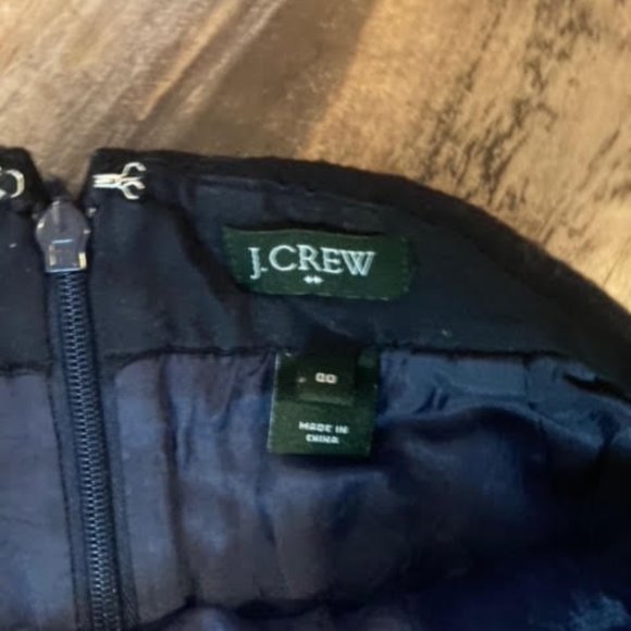 Navy Tweed J. Crew Skirt - Picture 2 of 3